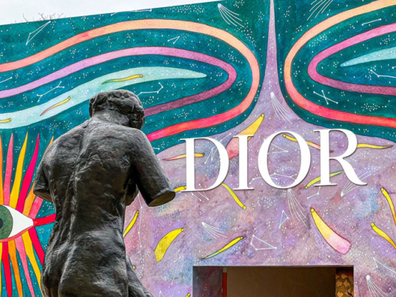 La scénographie du défilé Dior au musée Rodin